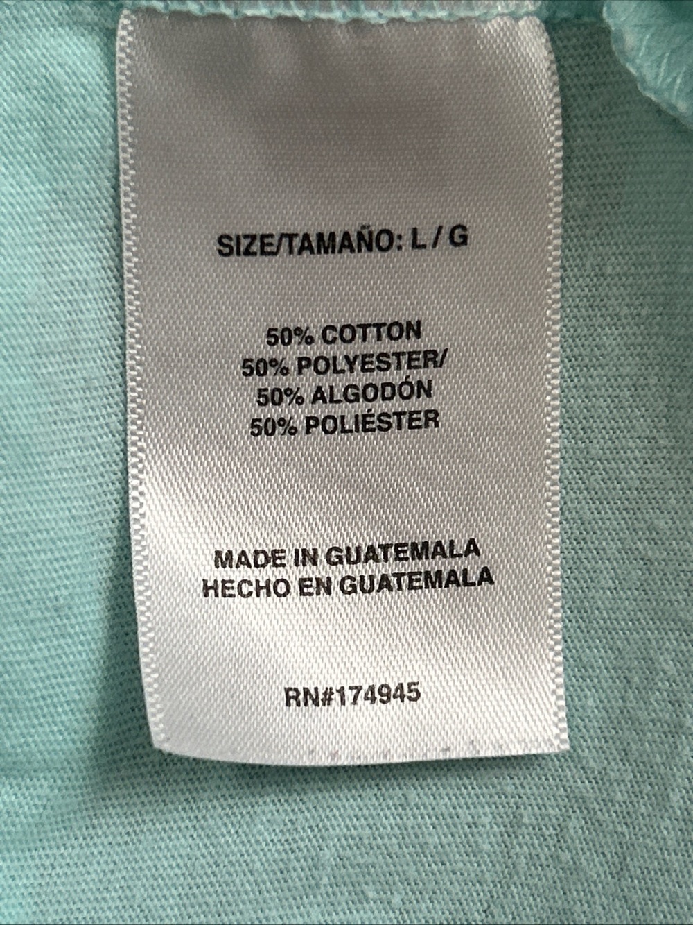 Reel Life Mint Green Size Large Short Sleeve Graphic T-Shirt w/Surfer Logo - Picture 7 of 8